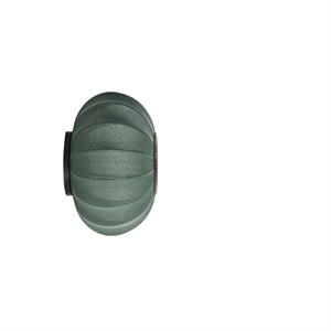 Made By Hand Knit-Wit Oval Vegglampe Ø45 cm Tweedgrønn