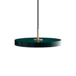 Umage Asteria Mini Taklampe Grønn med Messingtopp