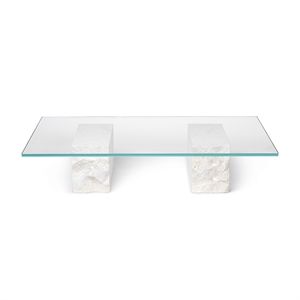 Ferm Living Mineral Salongbord Bianco Curia Marmor