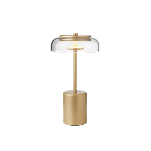 Nuura Blossi Bærbar Lampe Mini Nordic Gold/ Klar