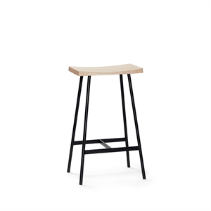 Andersen Furniture HC2 Barkrakk 65 cm Eik/ Sort