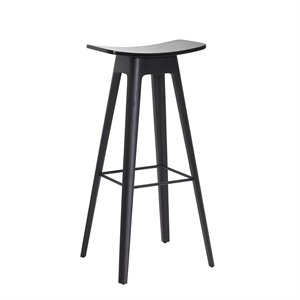 Andersen Furniture HC1 Barkrakk 80 cm Sort/ Finér