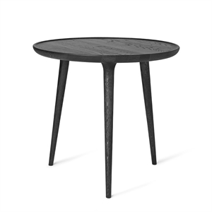 Mater Accent Salongbord Sort Eik Stor Ø60