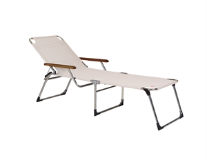 Fiam Amigo Solseng med Armlener Beige/ Hvit
