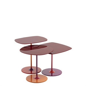 Kartell Thierry Trio Sidebord Rød