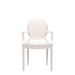 Kartell Louis Ghost Spisestol Blank Hvit