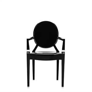 Kartell Louis Ghost Spisestol Blank Sort