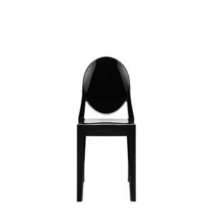 Kartell Victoria Ghost Spisestol Blank Sort