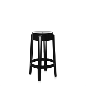 Kartell Charles Ghost Barkrakk H65 Blank Sort