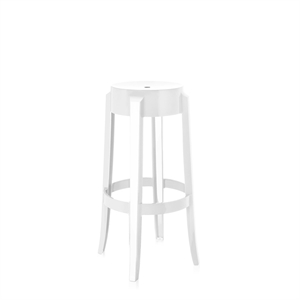 Kartell Charles Ghost Barkrakk H75 Blank Hvit