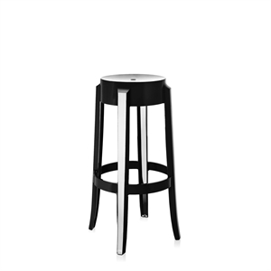 Kartell Charles Ghost Barkrakk H75 Blank Sort