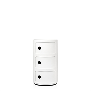 Kartell Componibili 3 Skap Hvit