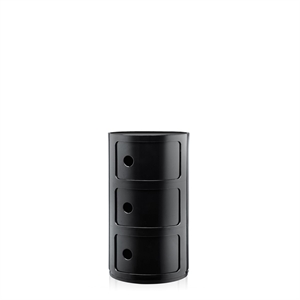 Kartell Componibili 3 Skap Sort