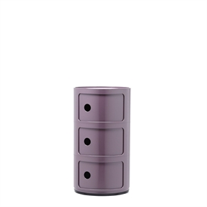 Kartell Componibili 3 Skap Fiolett
