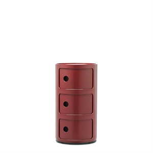 Kartell COMPONIBILI CLASSIC 3-skap Burgunder