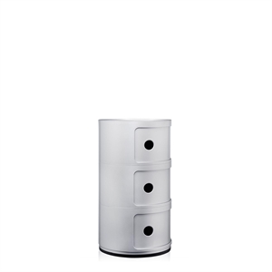 Kartell Componibili 3 Skap Sølv