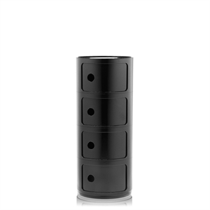 Kartell Componibili 4 Skap Sort