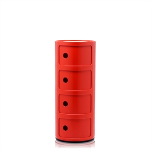 Kartell Componibili 4 Skap Rød