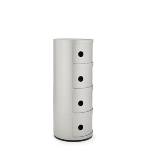 Kartell Componibili 4 Skap Sølv