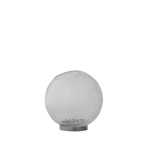 AYTM GLOBE BUBBLES Vase Ø21 Klar/ Sølv