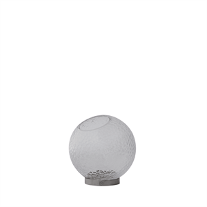 AYTM GLOBE BUBBLES Vase Ø17 Klar/ Sølv