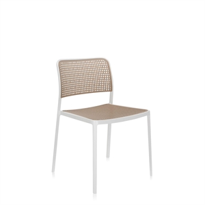 Kartell AUDREY Hagestol Hvit/ Sand