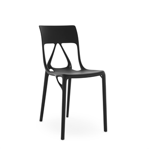 Kartell AI LITE Spisestuestol Sort