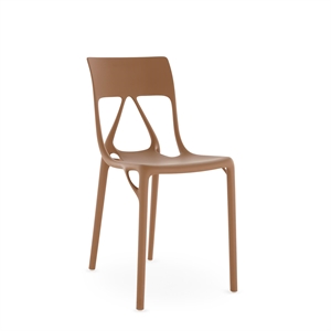 Kartell AI LITE Spisestuestol Brun