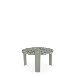Kartell T-TABLE Sidebord Liten Grønn/tinn