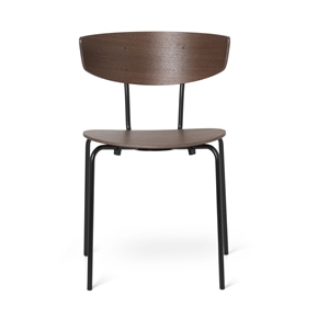 Ferm Living Herman Spisestol Sort/ Mørkbeiset Eik
