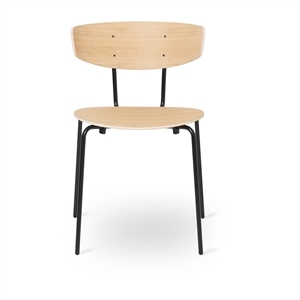 Ferm Living Herman Spisestol Sort/ Hvit Oljet Eik