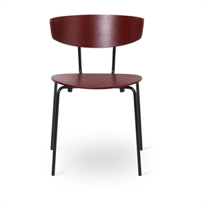 Ferm Living Brun Spisestol Sort/ Rød