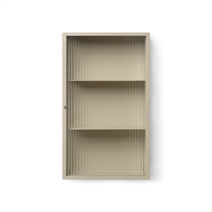 Ferm Living Haze Veggskap Riflet Glass Kasjmir