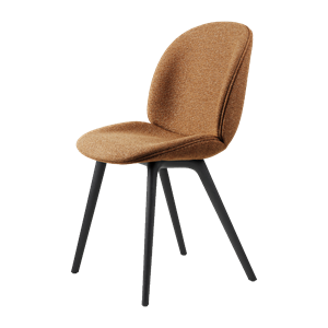GUBI Beetle Spisestol Plastben Trukket med Rundt Bouclé 032