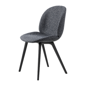 GUBI Beetle Spisestol Plastben Trukket med Rundt Bouclé 023