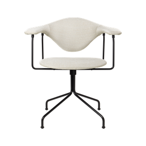GUBI Masculo Kontorstol Trukket i Eero Special FR 106 med Base i Sort Matt