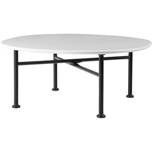 Gubi Carmel Salongbord 75x75 Musling Hvit