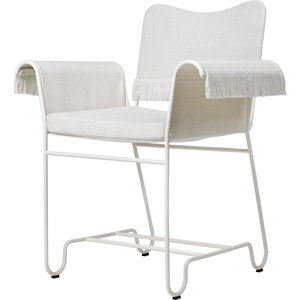Gubi Tropique Spisestol med Frynser Hvit/ Leslie 06