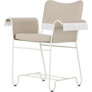 Gubi Tropique Spisestol med Frynser Hvit/ Leslie 12