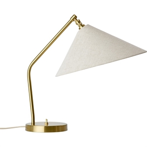 Gubi Gräshoppa Bordlampe Messing/ Canvas