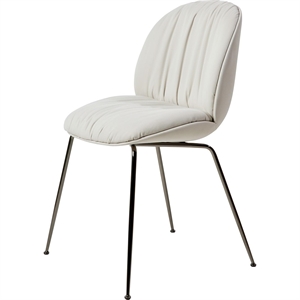 Gubi Beetle Soft Spisestuestol Sort Krom/Reales/Limonta 001