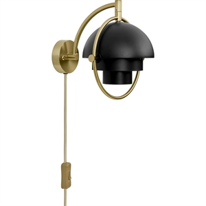 Gubi Multi-Lite Vegglampe Matt Sort
