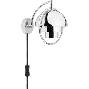 Gubi Multi-Lite Vegglampe Krom