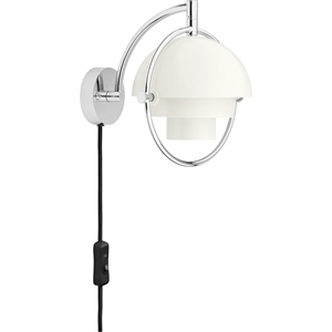 Gubi Multi-Lite Vegglampe Matt Hvit