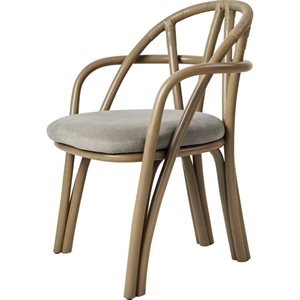 Gubi Bistra spisestol med armlener olivenfarget rotting/futagno Limonta 003