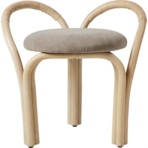 Gubi Bistra Krakk Naturlakkert Rattan/Fustagno Limonta 002