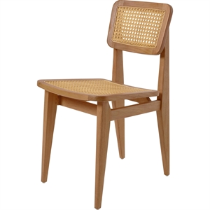 Gubi C-Chair hagestol fransk stokk/naturlig teak