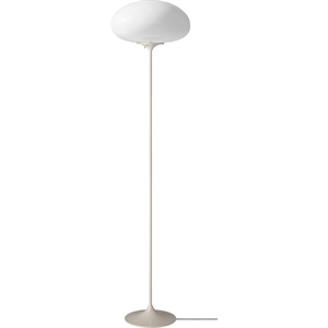 Gubi Stemlite Gulvlampe H150 Pebble Grey/Opal