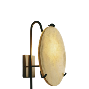 Louise Roe Moon Lantern Vegglampe Sort/Onyx Stein