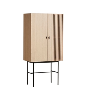 Woud Array-skap Eik/ Sort 80 cm